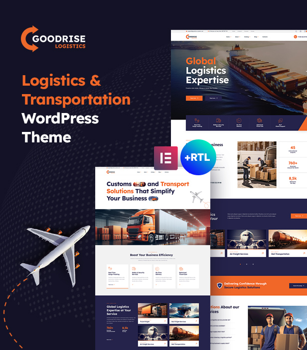 Goodrise - Logistics & Transportation WordPress Theme - 5